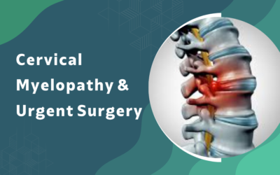 What is cervical myelopathy and when does it need urgent surgery?