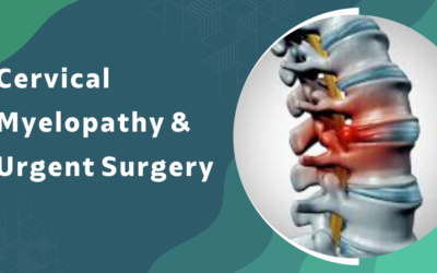 What is cervical myelopathy and when does it need urgent surgery?